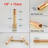 Extension Connectors Pipe Fitting Brass 1/8" 1/4" 3/8" Male To Female BSP Thread For Tub Spout/Shower Length 50/75/100/110-150mm
