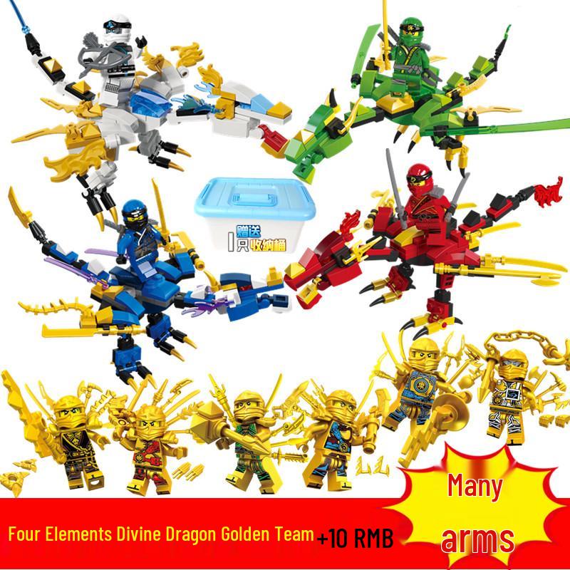 Строительный набор-пазл Ninjago 2025: Детские мотоциклы, спортивные машины, фигурки и куклы