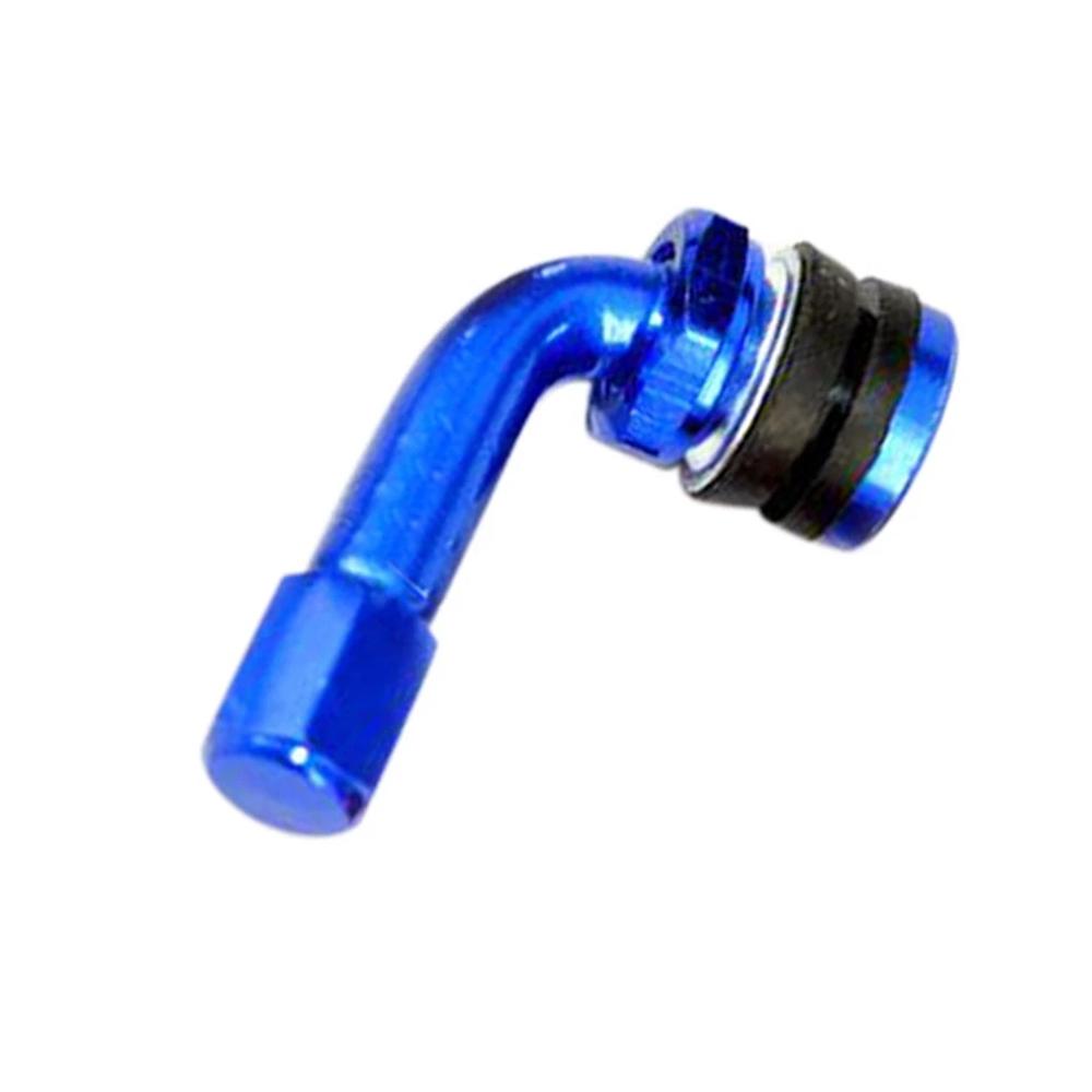 Aluminum Tubeless Valve Stems 90° CNC Rim Valves with Cap for MTB Road Bike Motorcycle Lightweight Durable