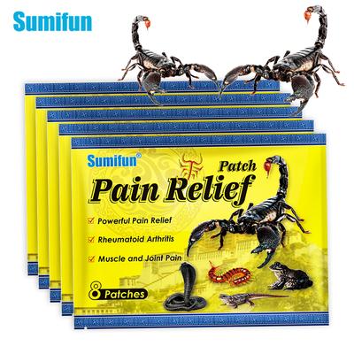 Sumifun скорпион яд патч невралгия мышечная боль наклейка боли в суставах массажный пластырь