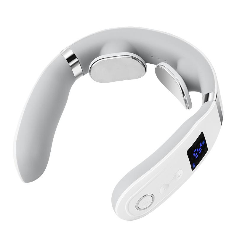 Multifunctional Cervical Massager, Household Neck Protector, Heated Mini Pulse Physiotherapy Device, Neck Massager