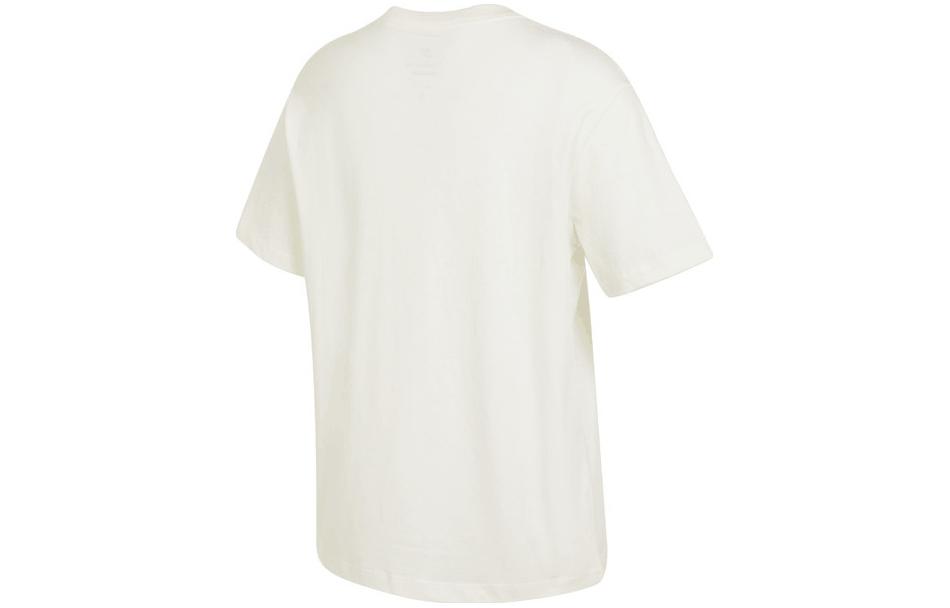 Nike Women'ss Letter Print Crewneck Retro T-Shirt Beige FB8204-133