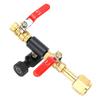 CO2 Cylinder Filling Adapter Double Valve CGA320 with Soda Black Valve ASA for SodaStream