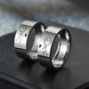 1pc Stylish and Simple "His Always Her Forever" Titanium Steel Ring for Daily Wear | As A Gift