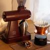 Kalita Coffee Mill Electric Static Eliminator NEXTG2 Bordeaux Brown Coffee Grinder Made In Japan Quiet Grinder Coffee Beginner Small Cafe Interior