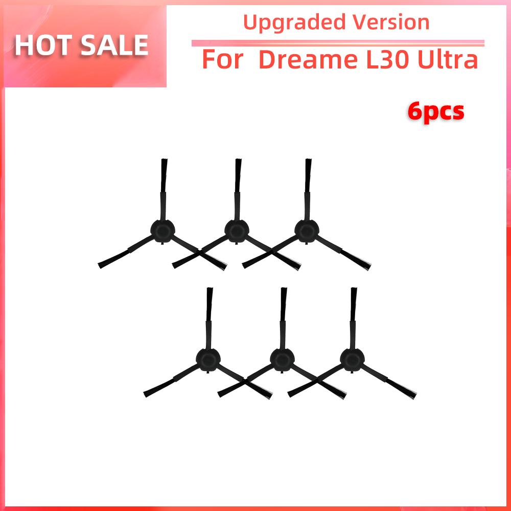 Совместимость с роботизированным пылесосом Xiaomi Dreame L30 Ultra, основная боковая щетка, фильтр HEPA, насадка для швабры, пылесборник, сменные детали, аксессуары