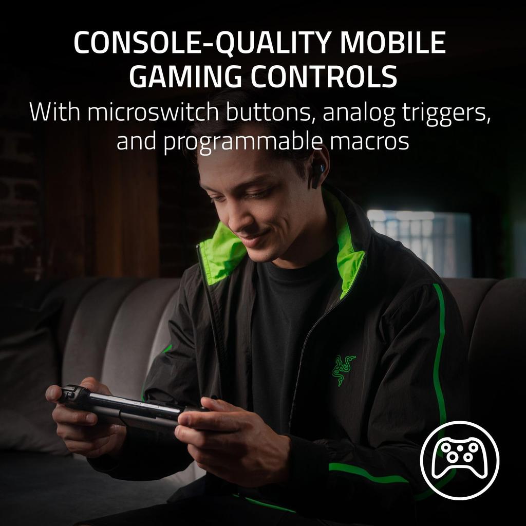 Игровой контроллер Razer Kishi V2 для Android iPhone 15 Series Console Контроль качества Трансляция PlayStation Games на телефоне Мобильная зарядка Виртуальный