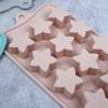 Силиконовая форма для льда в виде пятиконечной звезды, DIY, ручная работа, форма для конфет и шоколада, трехмерная форма для выпечки фондана