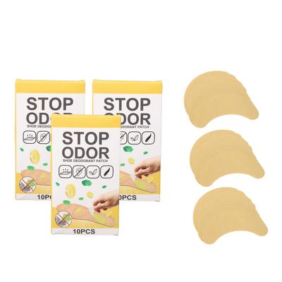 3 упаковки наклеек для обуви, дезодорирующих ультратонкие дышащие пластыри для устранения запаха обуви