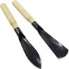 Household Manganese Steel Garden Shovel Wooden Handle Outdoor Planting Shovel Pointed Shovel Flat Shovel Garden