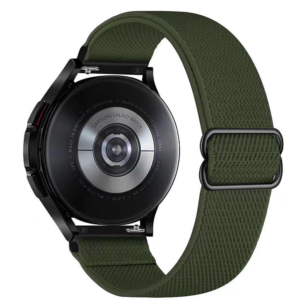 Нейлоновый ремешок для Samsung Galaxy Watch 7 FE 6 5 4/Gear S3 Регулируемый браслет для Amazfit Balance 2/Bip 6 5/GTR 4/Active 2 3/GTS 4