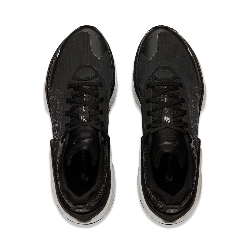Li Ning Shadow 3 Essential Амортизация Поддержка Отскок Низкие Беговые Кроссовки Мужские Черные ARRU007-9