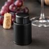 Vacuum Wine Bottle Cap Stopper Sealed Storage Vacuum Memory Wine Stopper Push Style Bar Tools Barware Wine Cork Black