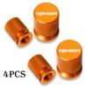MLSQ8 car Wheel Tire Valve Caps Tyre Stem Covers Airdust Waterproof For Ford Ranger Accessories 4pcs Auto Badges