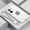 Redmi 13C 4G чехол Роскошный бриллиантовый чехол для Xiaomi Redmi 13C 13 C 12C 10C 9C чехол для телефона с ремешком на шее чехол redmi13C