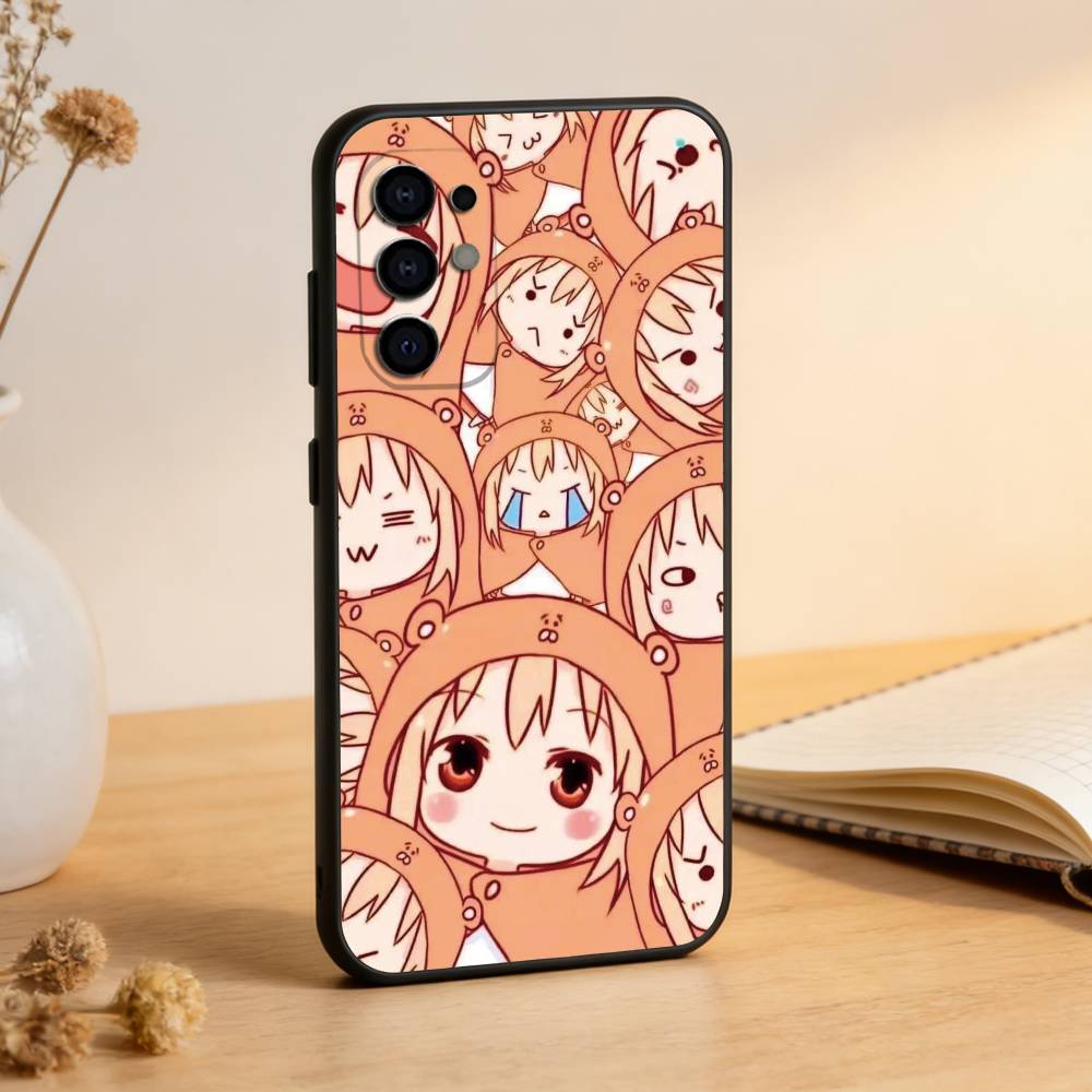 Чехол для телефона Himouto_ Umaru-chan для Samsung S25,S24,S21,S22,S23,S30,Ultra,S20,Plus,Fe,Lite,Note,10, Черный чехол