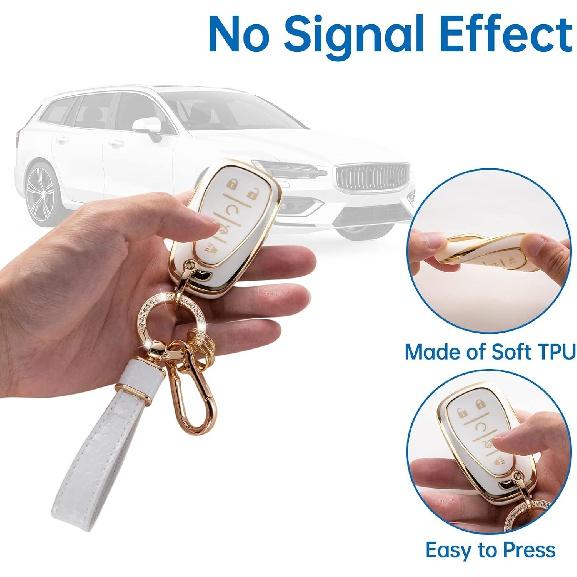 Чехол для брелока с брелком Chevy, чехол для автомобильного брелока, совместимый с Chevy Malibu Equinox Traverse Camaro Cruze Blazer Volt Bolt 5 кнопок Smart