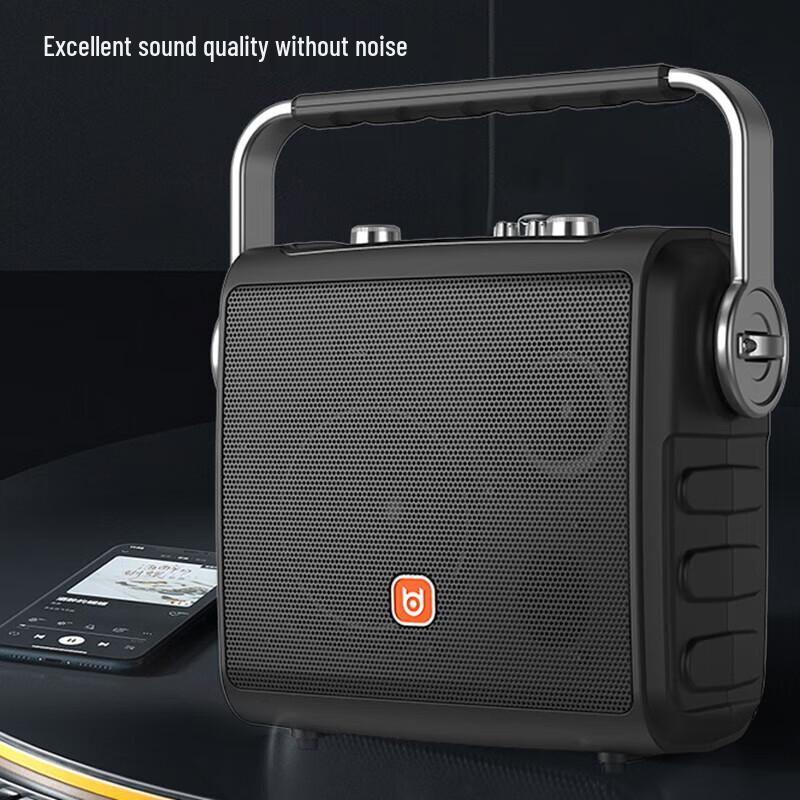 Bed Portable Bluetooth Karaoke Speaker with Wireless Microphone