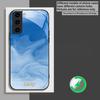 Чернильная wash коннотация синий Для Samsung Galaxy S26 Ultra S20 FE S21 S22+ S23 Plus S24 Ultra 25 Edge  Для Magsafe Стеклянный чехол для телефона