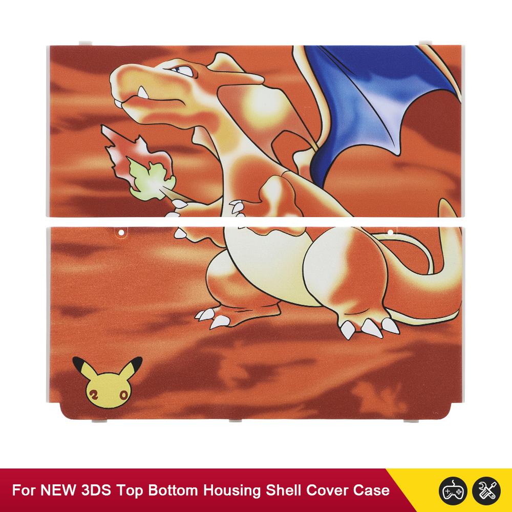 11 Цветов Сменная Крышка Для NEW 3DS Лицевая Панель Крышка Панели Лица Верхняя Задняя Панель Корпуса Батареи Чехол A & E Для Аксессуаров NEW 3DS