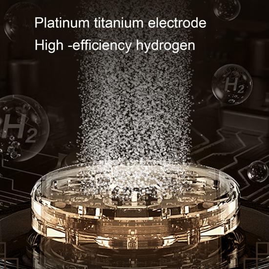 1 Set 500ML Hydrogen-Rich Kettle Rechargeable Hydrogen Water Generator Portable Electrolysis Water Ionizer