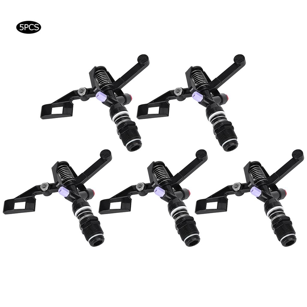 5 шт. вращающийся кулисный распылитель 3/4 дюйма DN20 наружная резьба для сельскохозяйственного орошения