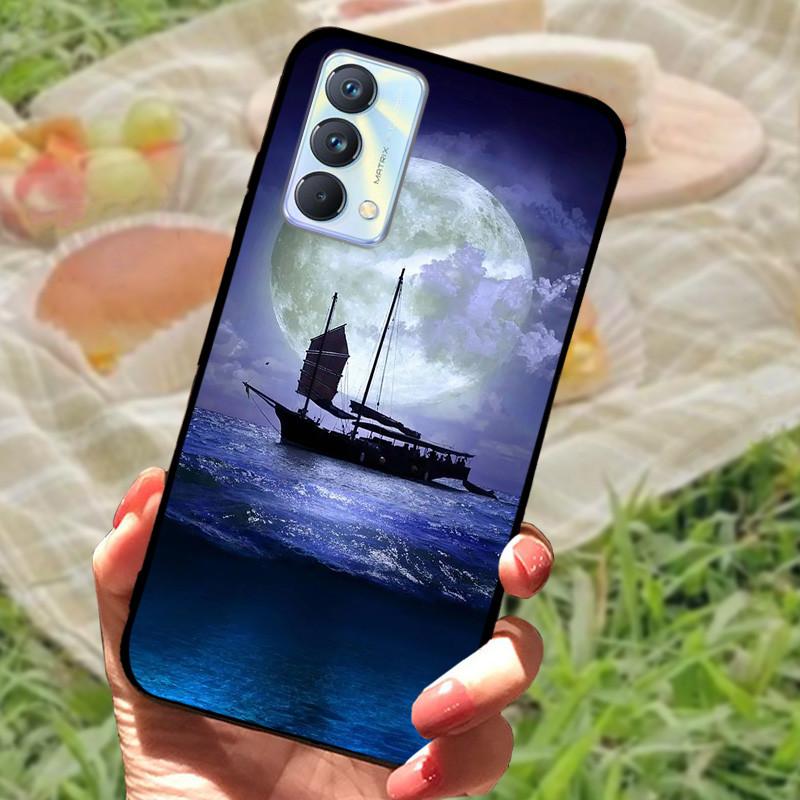 Чехол для Realme GT Master Edition Мраморный painted Cover Мягкий силиконовый ударопрочный чехол для телефона Для Realme GT Master Coque Бампер