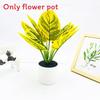 Epipremnum Aureum Simulated And Dasheen Leaves Potted Artificial Ornaments Plant
