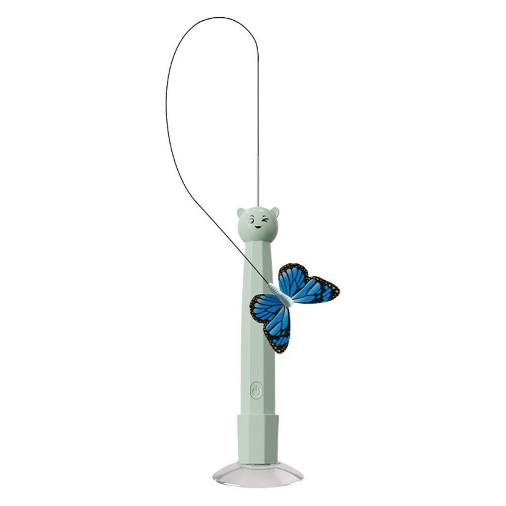 Electric Rotating Electric Butterfly Cat Toy Suction Cup Base Automatic Cat Toy Pet Gifts