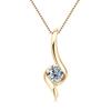 Silvere Glam Модное, легкое, роскошное и высококачественное ожерелье с подвеской в виде молнии из муассанита. Подарок на День святого Валентина для женщин.