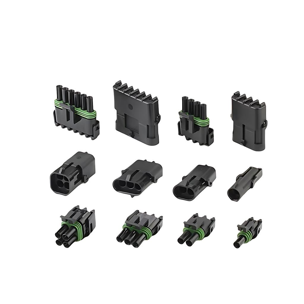 10 Sets Delphi GM Automobile Connector 1/2/3/4/6P 2.5 Series Electric Waterproof Harness Plug Terminal 12015792 12015793