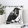 Pillow Cover Crow Meme Raven Funny F-CAW-F Design Cushion Cover  Novelty Pillow Case For Sofa Bedroom Home Decor Pillowcases