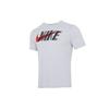 Мужская футболка Dri-Fit Cotton Slub Block Swoosh Logo, светло-серая CZ9727-100