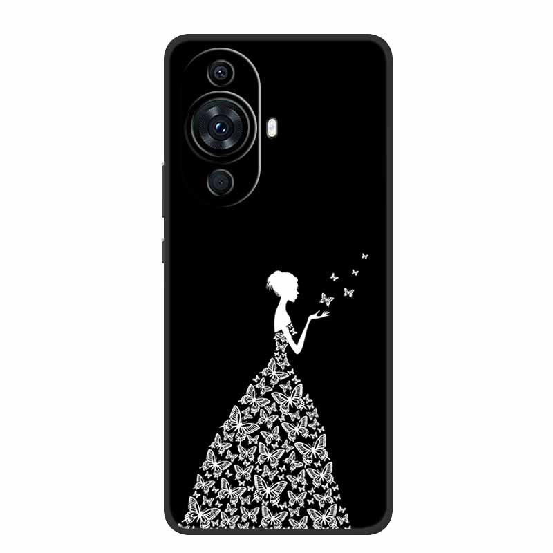 Чехол для Huawei Nova 12s Популярный Черный Силиконовый Мягкий Задний Чехол-Крышка Для Телефона Huawei Nova 12s Чехол Nova12s 12 s Funda 6.7