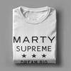 МЕЧТАЙТЕ ПО-КРУПНО  Марти Supreme  Футболка для унисекс женщин 100% хлопок Одежда Смешная Настольный теннис Круглый вырез Короткий рукав