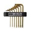 Набор шестигранных Torx ключей ANEX с держателем 639, 7 предметов (T10/15/20/25/27/30/40), Отверстия, Нет.