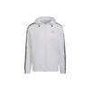 Casual Hooded Long Sleeve Jacket Men Outerwear White HE4318
