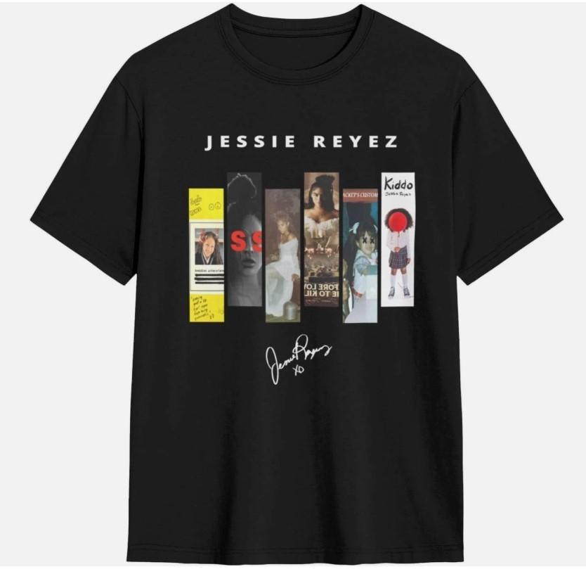Jessie Reyez T-Shirt 2025 Music Tour T-Shirts Interestingloo<wbr/>se Cotton T-Shirt Unisex T-Shirt