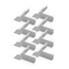 IsolBau Sealing Corner P2 External Grey Aussenecke 8 pcs