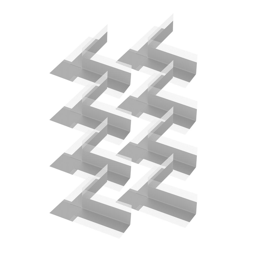 IsolBau Sealing Corner P2 External Grey Aussenecke 8 pcs