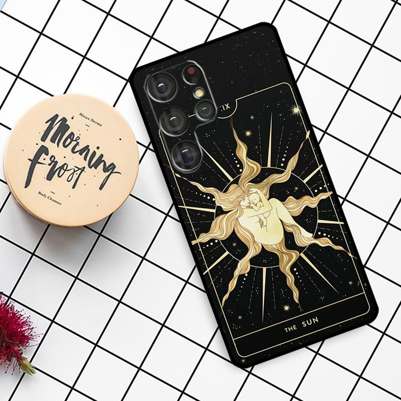 Чехол-кошелек со знаком зодиака и картами Таро для Samsung Galaxy S23 S10 S9 S8 Note 10 Plus Note 20 S22 Ultra S20 FE S21 FE