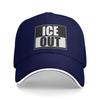Черно-белая бейсболка ICE Out для пары, женская, на заказ, DIY, тракер, летняя, винтажная, для улицы, спортзала, горячая распродажа, бейсболки