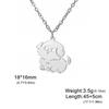 Cazador Cute Dog Puppy Pendant Necklace for Women 2026 Stainless Steel Charm Necklace Wholesale Valentine Gift Jewelry