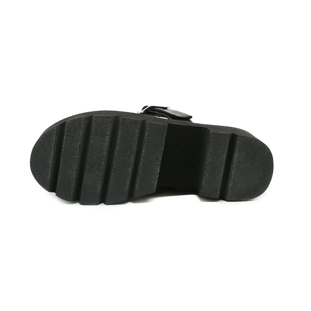 Европейская весенняя обувь на каблуке 8 см, кожаные туфли с круглой головкой, одинарная обувь с металлической пряжкой, большой потайной горловиной, Lhx