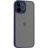 Case for iPhone 13 Pro - E.F.CONNECTION - Matte Silicone - Navy Blue - Semi-rigid - Unisex