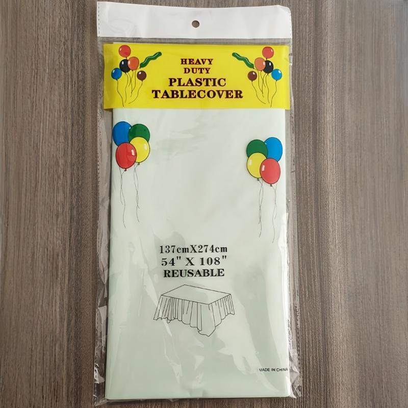 1/4 шт. однотонная одноразовая пластиковая скатерть, складная, подходит для свадеб, выпускных церемоний и рождественских вечеринок