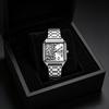 High Quality Fashion Brand Watch Small Men Women's Square Dial High Quality Steel Metal Strap Quartz Luxury Men Clock