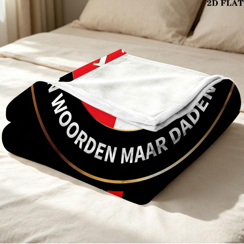 Custom Feyenoord Blanket, High quality Comfortable for All Seasons, Home Decor, Warmth and Comfort