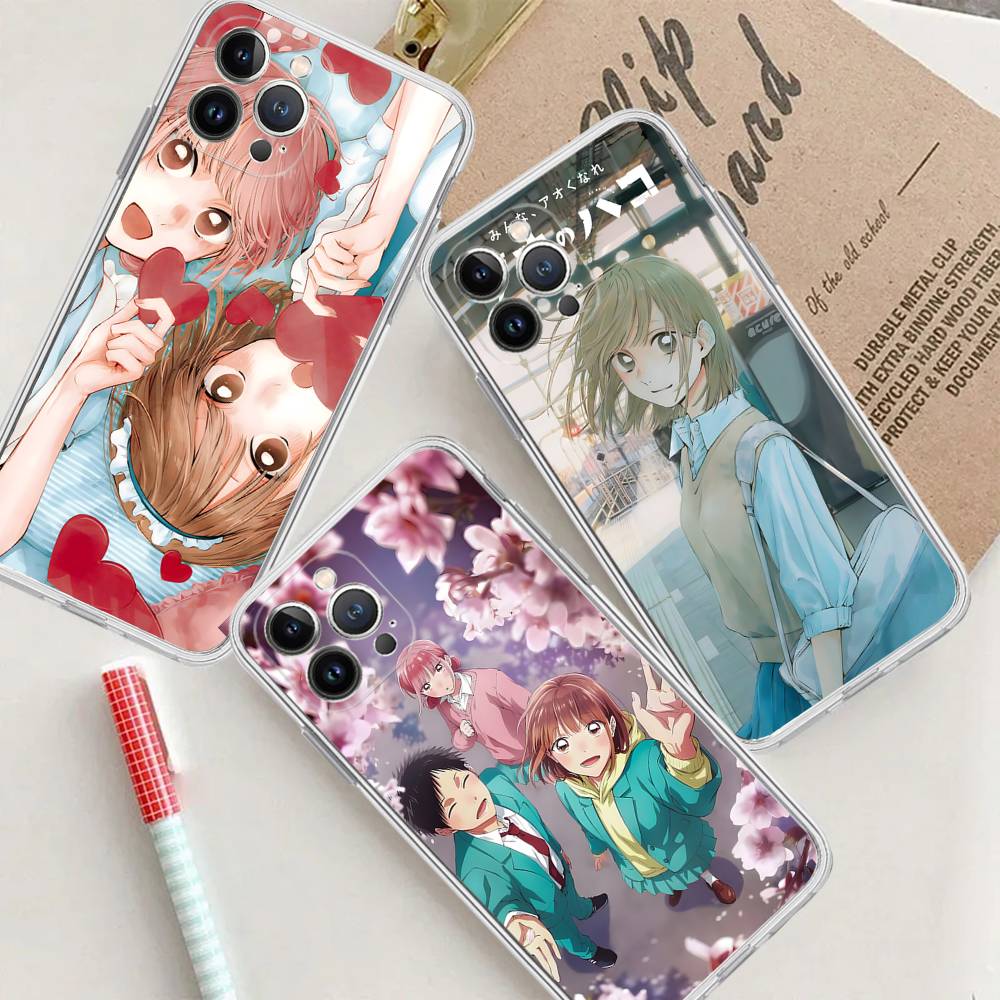 Аниме B-Blue Box Чехол для телефона для iPhone 17 16 14 11 12 13 15 Pro Max 14 Plus 17 Air Чехол