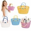 Plastic Bath Product Storage Basket Waterproof Fruit Storage Basket  Vegetable Buying